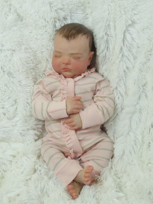 Tessa Sleeping - Custom Reborn Baby