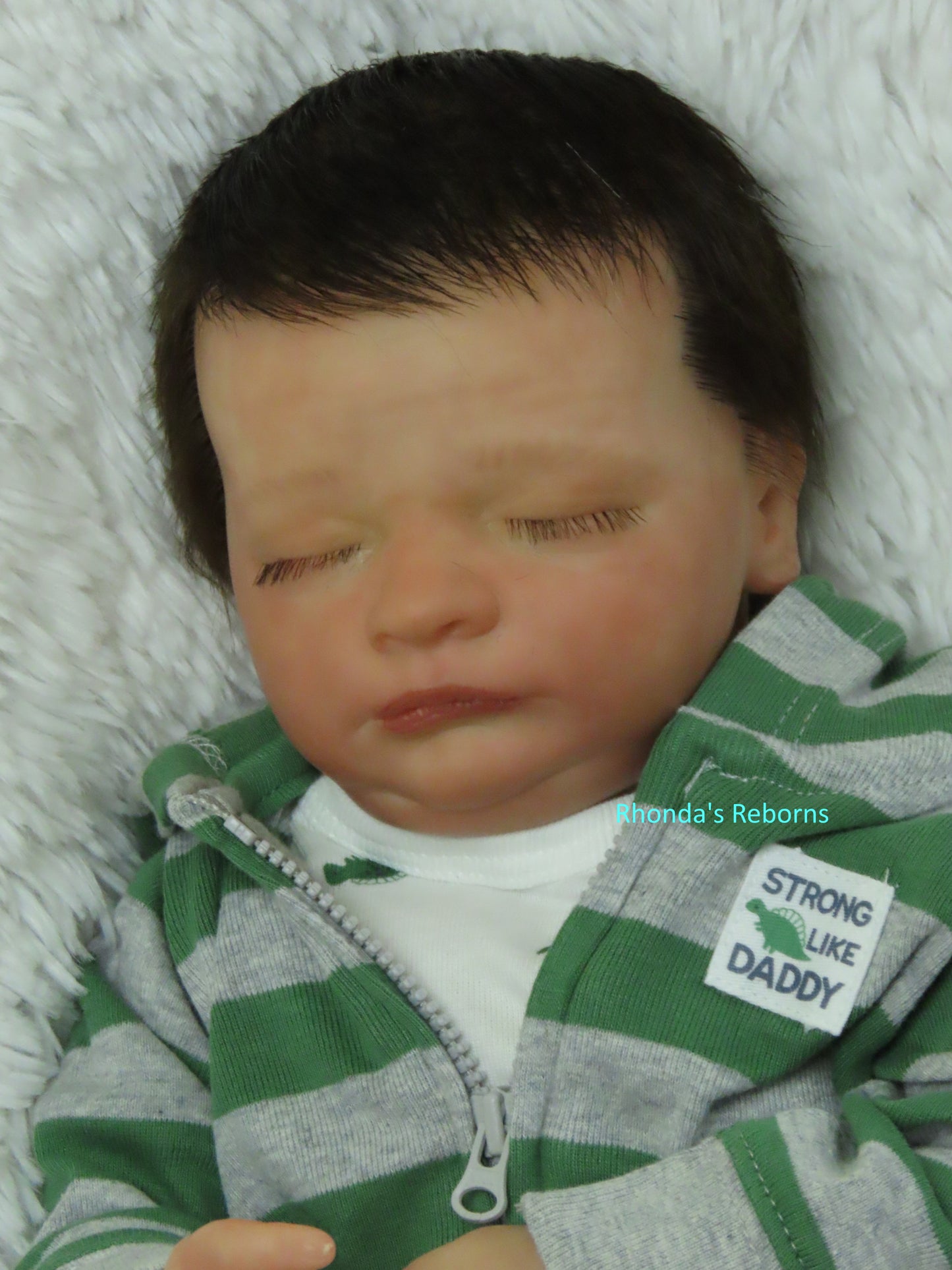 James Sleeping - Custom Reborn Baby