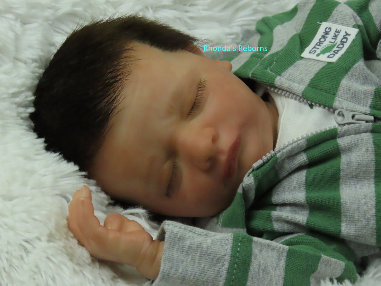 James Sleeping - Custom Reborn Baby