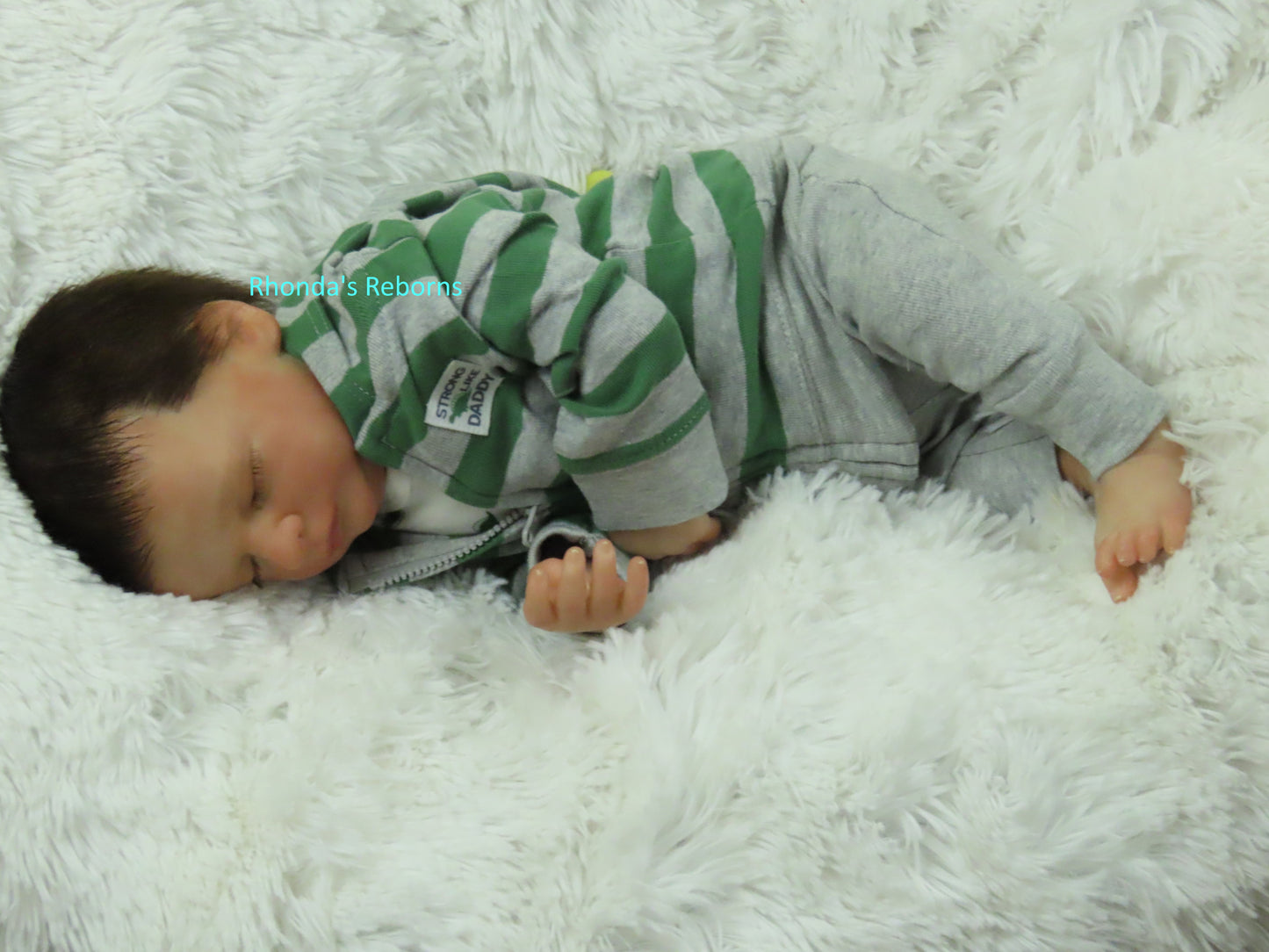 James Sleeping - Custom Reborn Baby