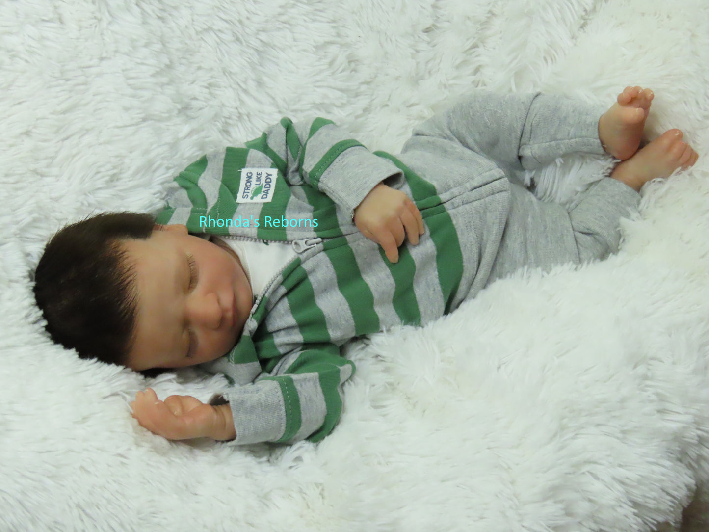 James Sleeping - Custom Reborn Baby