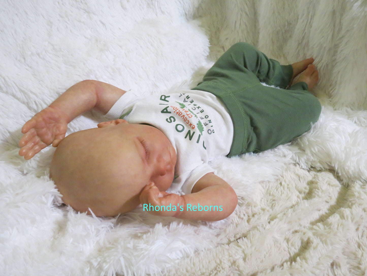 Landon Sleeping - Custom Reborn Baby