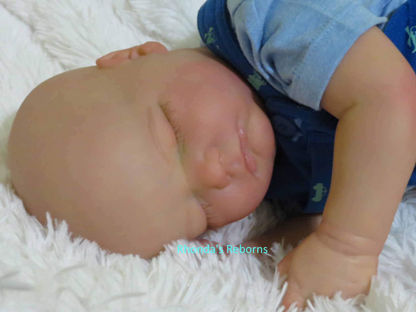 Landon Sleeping - Custom Reborn Baby