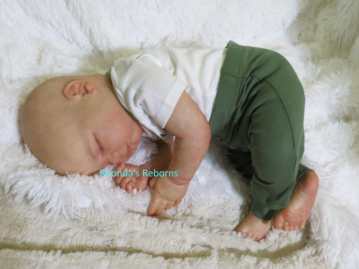 Landon Sleeping - Custom Reborn Baby