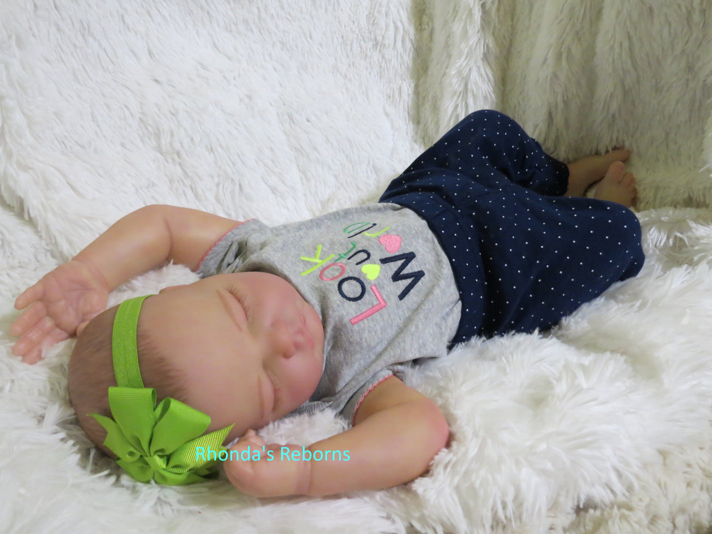 Landon Sleeping - Custom Reborn Baby