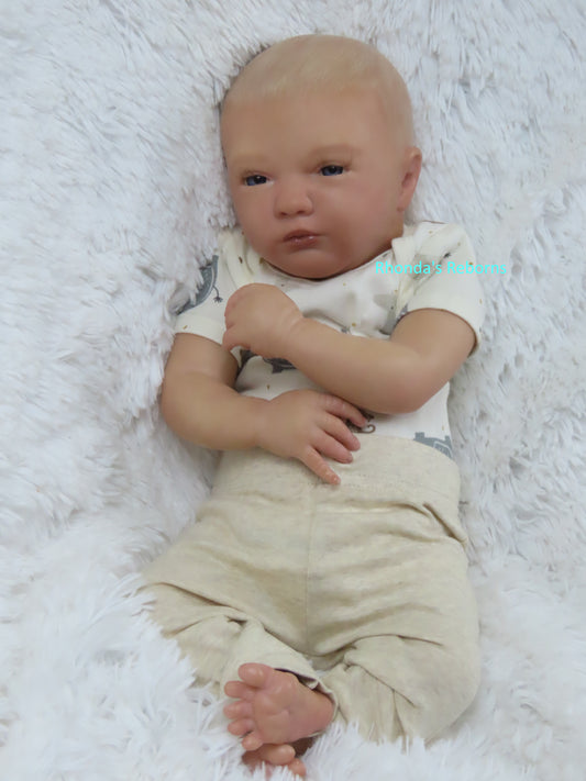 Logan Awake - Custom Reborn Baby