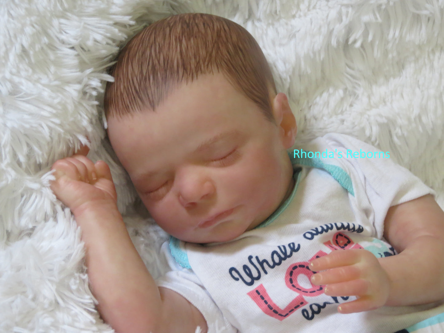 Madison Sleeping - Custom Reborn Baby