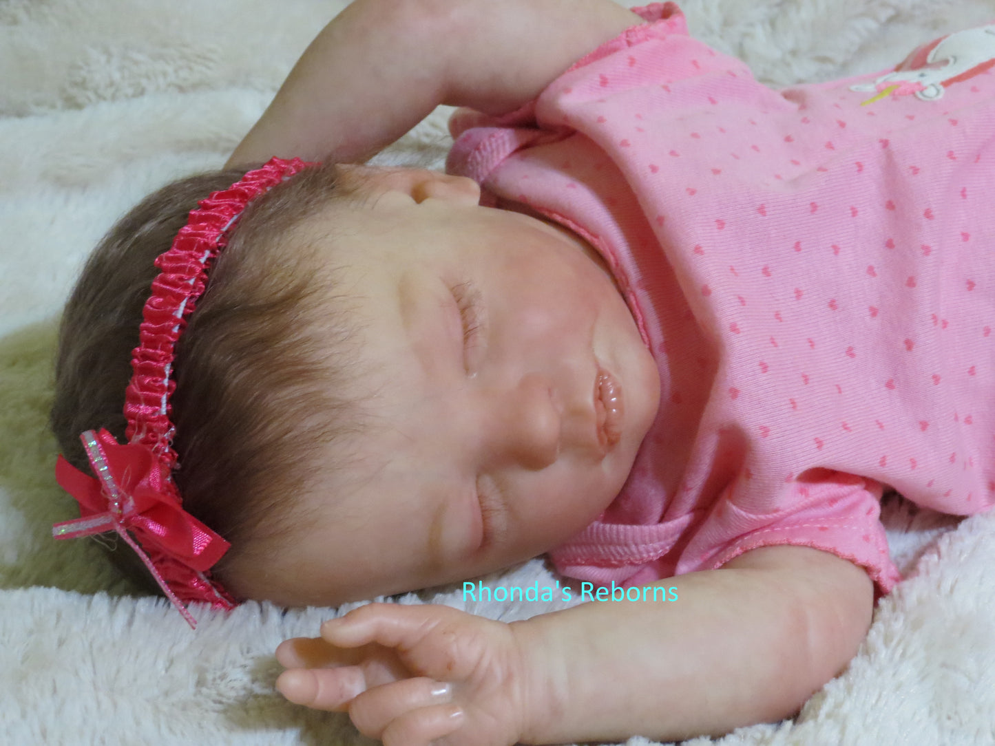 Priscilla Sleeping - Custom Reborn Baby