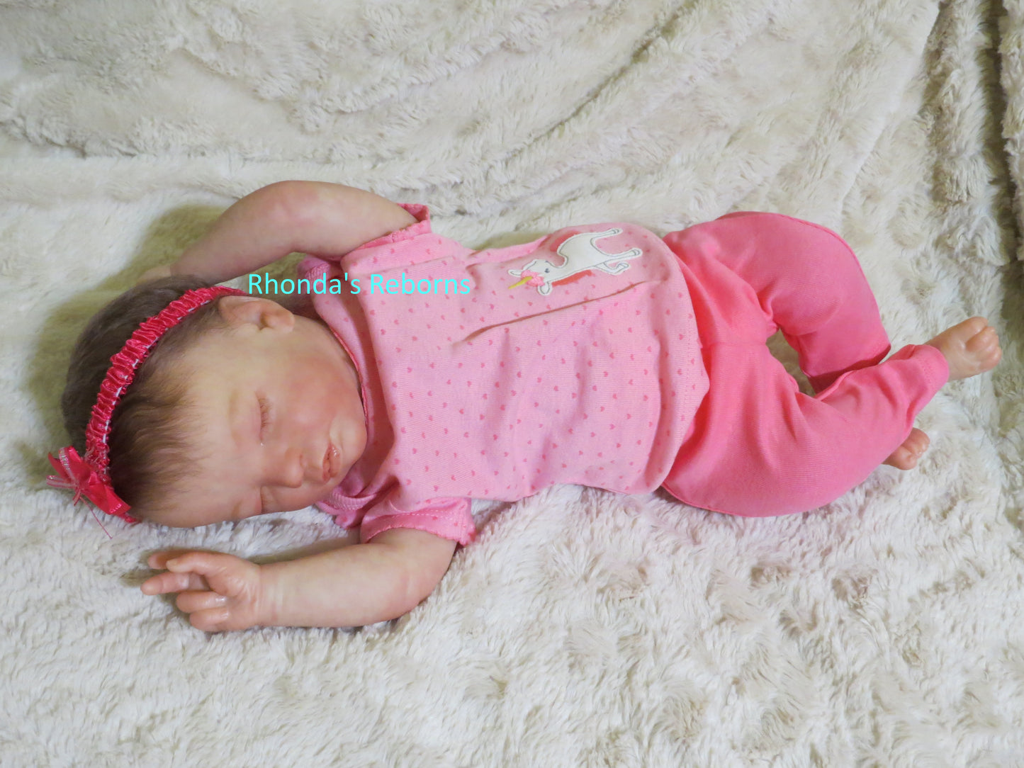 Priscilla Sleeping - Custom Reborn Baby