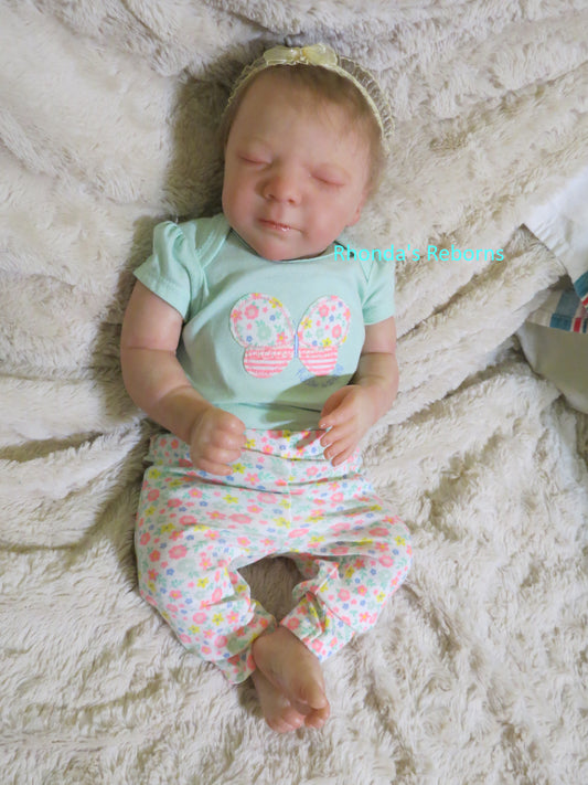 Rebekah Sleeping - Custom Reborn Baby